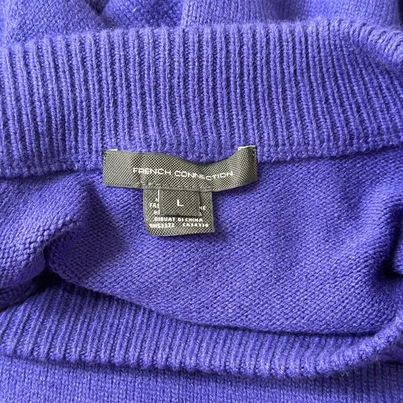 French Connection Vhari Babysoft Rib Sweater Minidress Multiple Sizes  P… - Picture 6 of 6